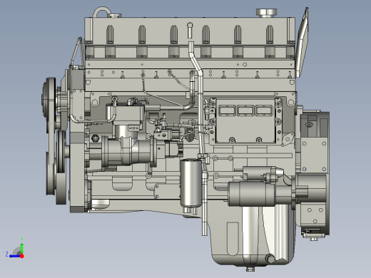 enginecummins-ism11-发动机右视缩略图