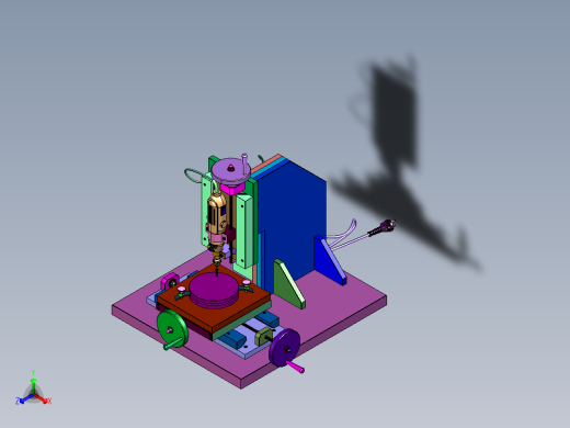 木工手摇移动铣床