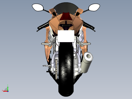 宝马S1000RR摩托车后视缩略图