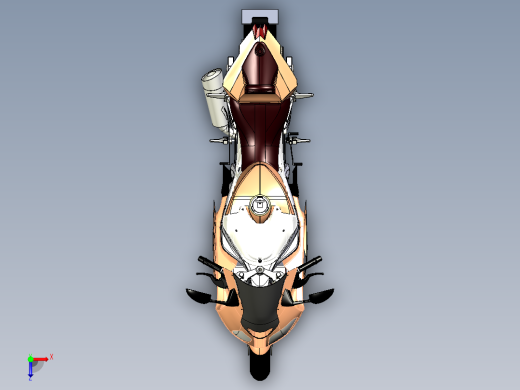 宝马S1000RR摩托车俯视缩略图