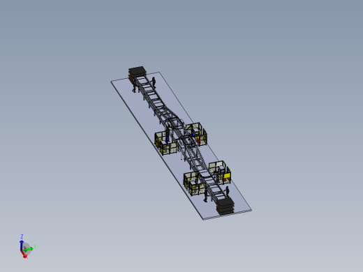 电动床框架机器人自动化流水线焊接