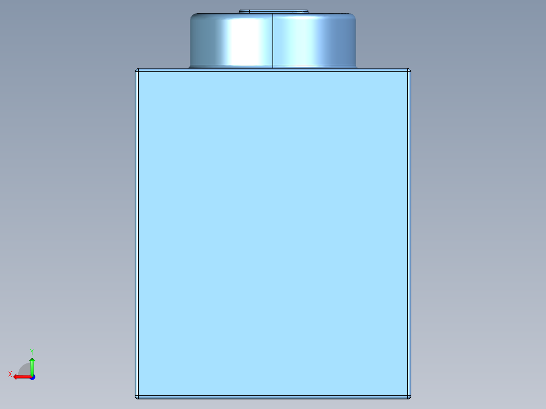 乐高套装 4421基本积木-4179830 - 3005 Medium Blue Brick 1 x 1.STEP后视图