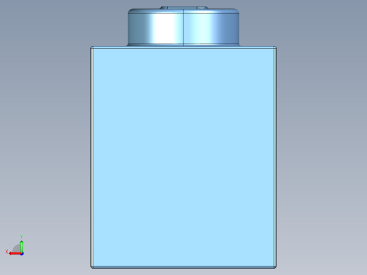 乐高套装 4421基本积木-4179830 - 3005 Medium Blue Brick 1 x 1.STEP后视缩略图