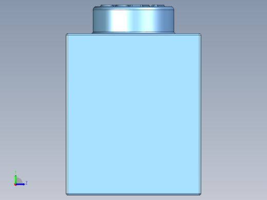 乐高套装 4421基本积木-4179830 - 3005 Medium Blue Brick 1 x 1.STEP左视缩略图