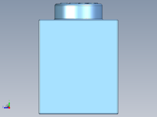 乐高套装 4421基本积木-4179830 - 3005 Medium Blue Brick 1 x 1.STEP右视缩略图