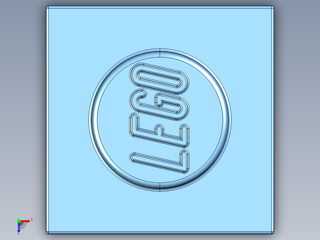 乐高套装 4421基本积木-4179830 - 3005 Medium Blue Brick 1 x 1.STEP俯视图