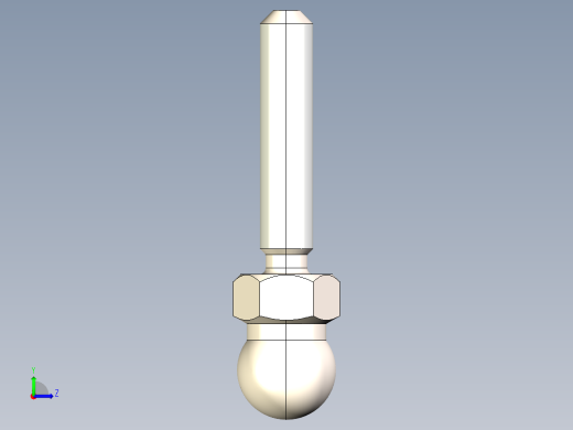 型材-KJN M8X40 THREADED ROD 098DM08040M左视缩略图