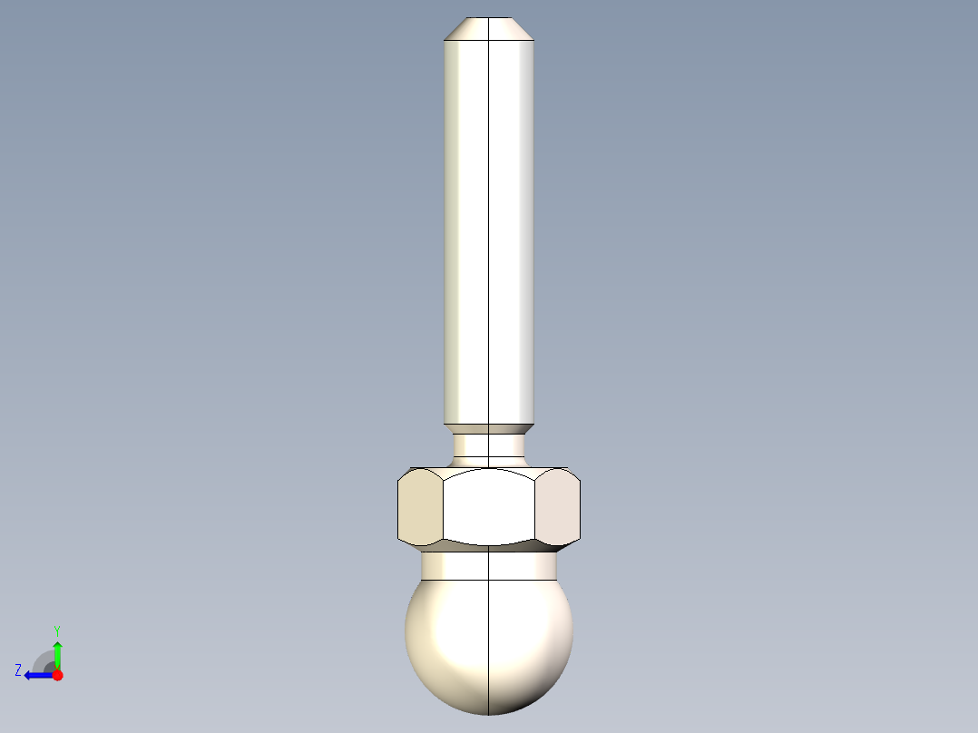 型材-KJN M8X40 THREADED ROD 098DM08040M右视图