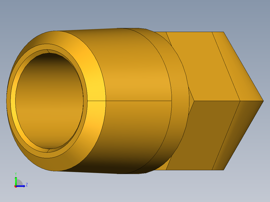 倒齿式工业管接头Beaded Hose Barb 45Deg Elbow Tube to Male Pipe 179HB-10-8左视图