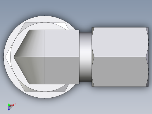 卡套式工业通用硬管接头EO_Adjustable_Locknut_elbow_WEE06LLRCF俯视缩略图