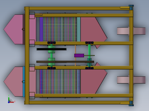 振动筛式花生收获机的设计【含三维SW模型+CAD图纸+说明】前视缩略图