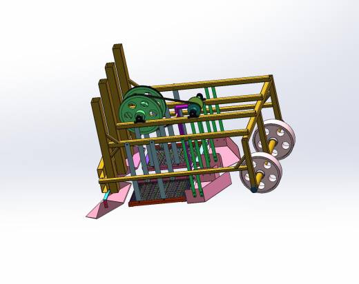 振动筛式花生收获机的设计【含三维SW模型+CAD图纸+说明】缩略图