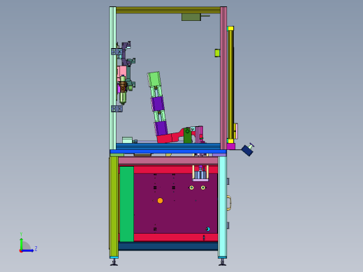 涨紧式内孔密封自动化机构左视缩略图