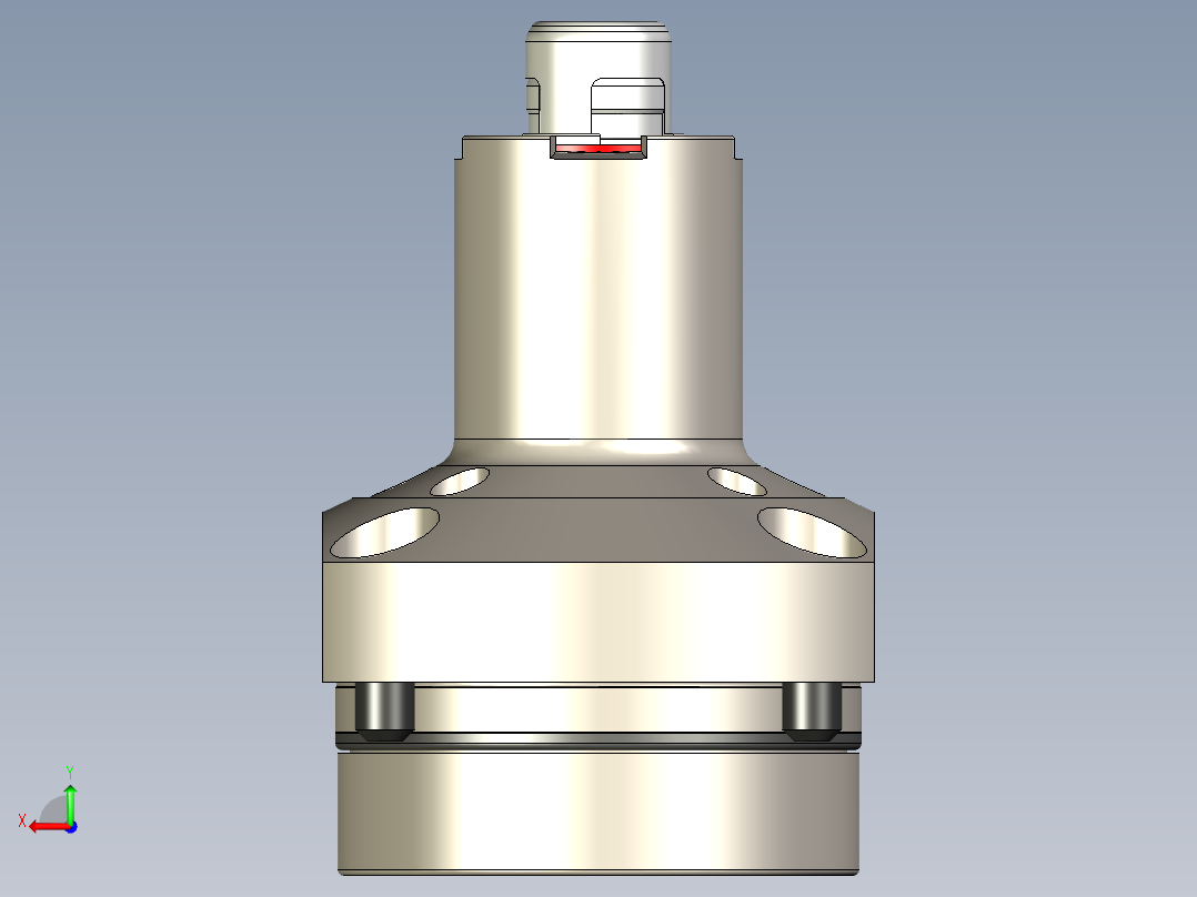 KOSMEKSFA3000-M2A-150-H55多系列多零件图纸模型多系列多零件图纸模型后视图