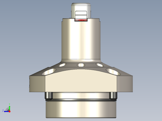 KOSMEKSFA3000-M2A-150-H55多系列多零件图纸模型多系列多零件图纸模型右视缩略图
