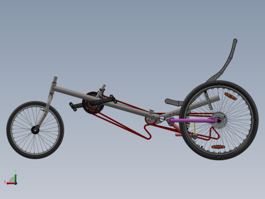 躺式三轮车后视缩略图