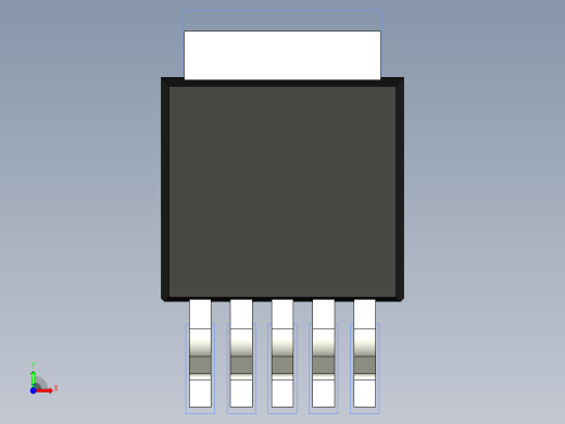 分立半导体元件封装-TO-252AD-6前视缩略图