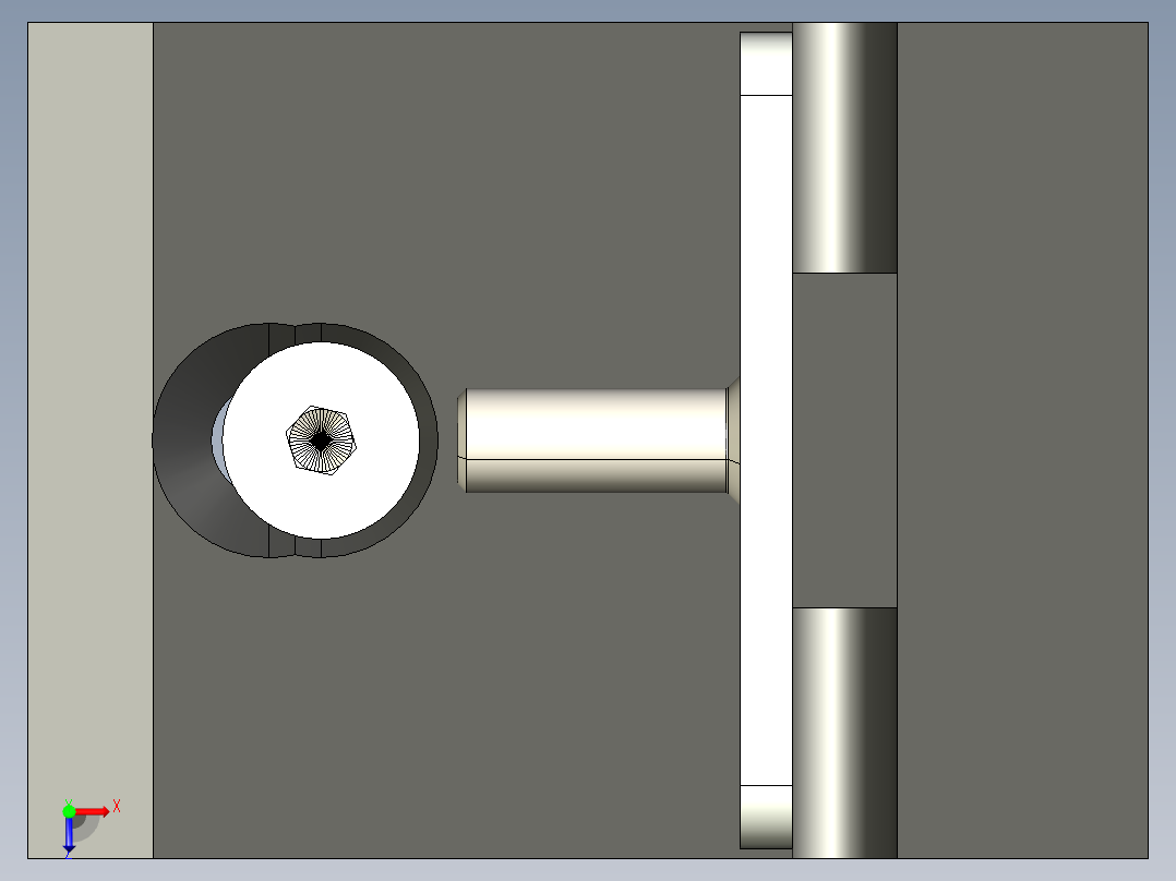 型材-KJN MAGNETIC DOOR STOP 093111俯视图