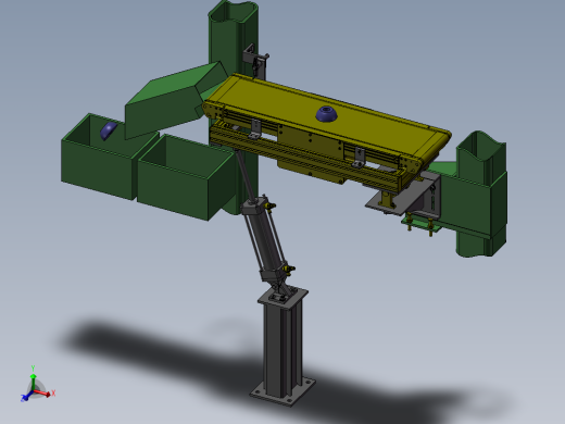 可调角度的输送机