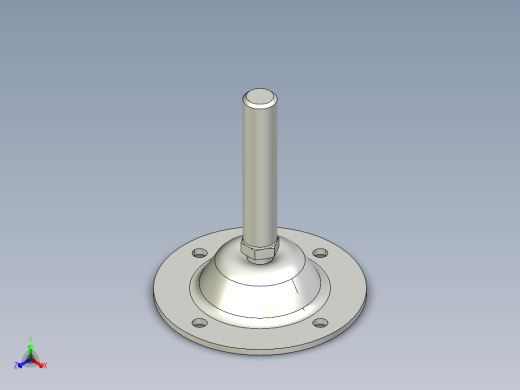 鋼製水平調整腳座349-3D多系列多零件图纸模型
