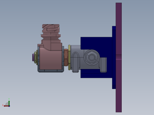 高压水阀装配生产线3D数模图纸 Solidworks17设计后视缩略图