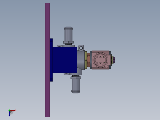 高压水阀装配生产线3D数模图纸 Solidworks17设计俯视缩略图