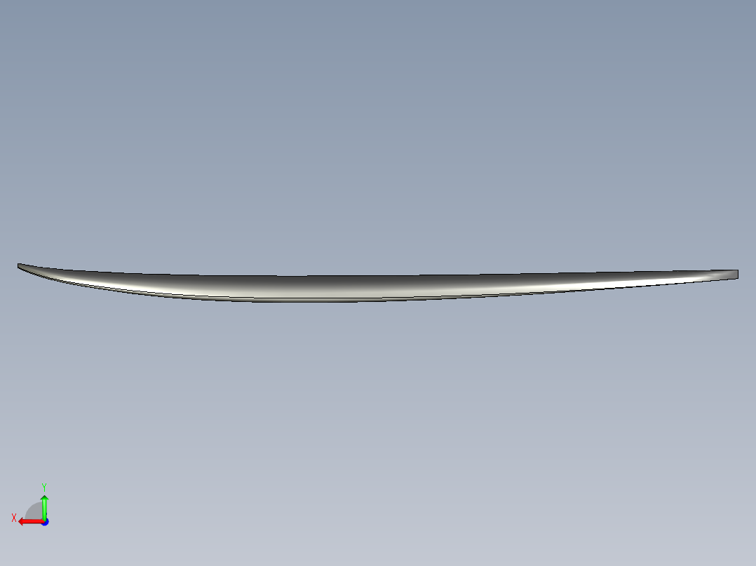 空心木制冲浪板后视图