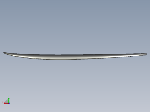 空心木制冲浪板后视缩略图