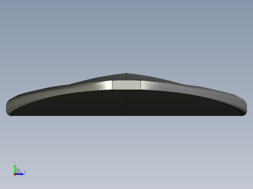 空心木制冲浪板左视缩略图