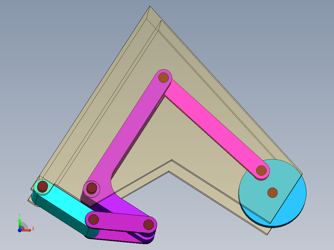 破碎机部件前视图
