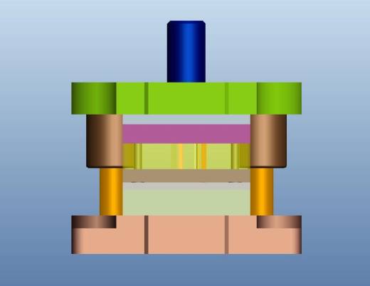 勺头臂级进模（CAD图+Proe三维）缩略图