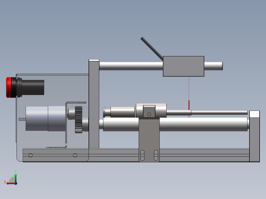 跳动检测工装跳动检测机sw22可编辑后视图