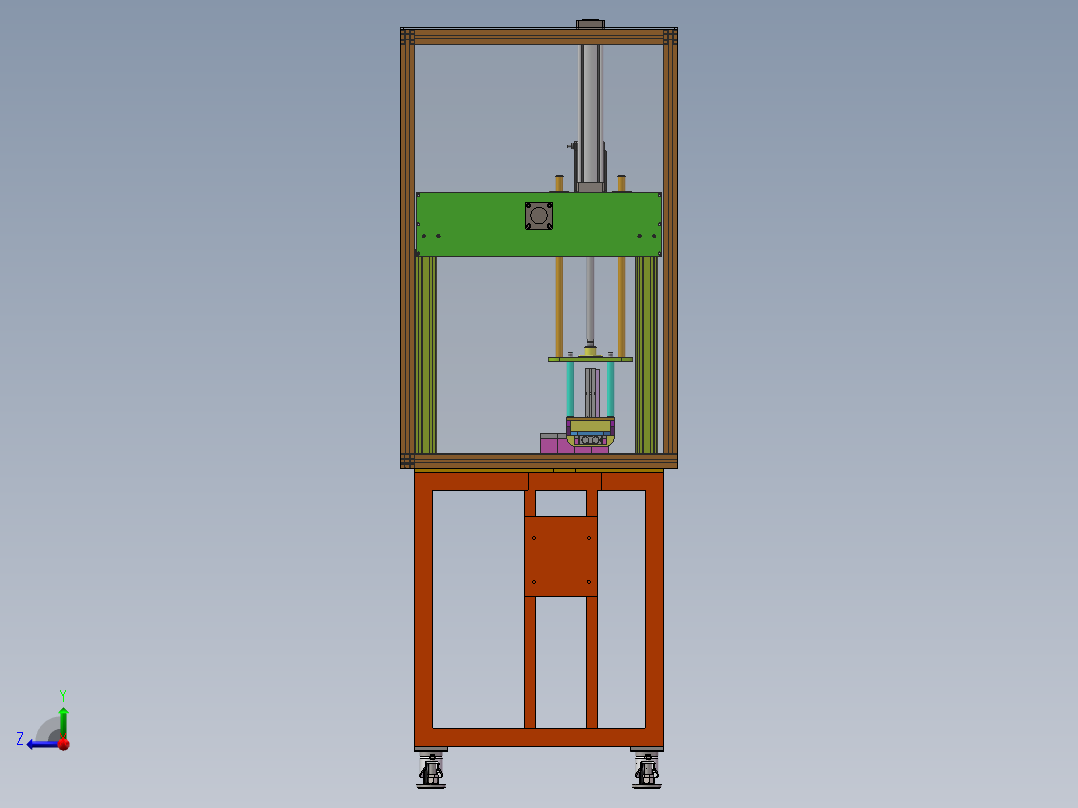 电池外壳送料机sw18可编辑右视图