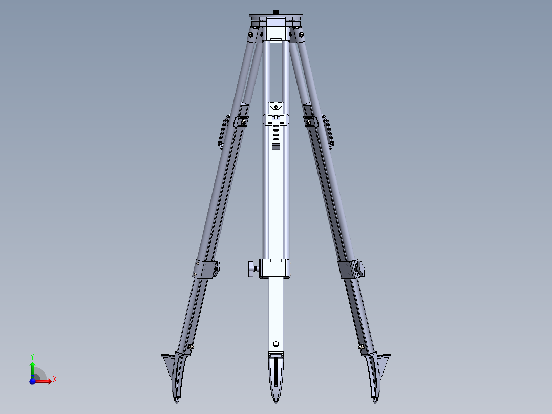 三角支架照相机支架前视图