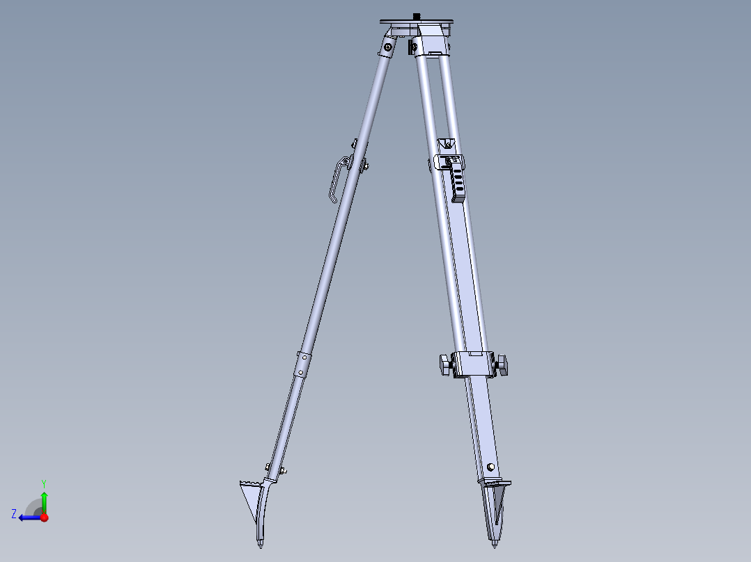 三角支架照相机支架右视图