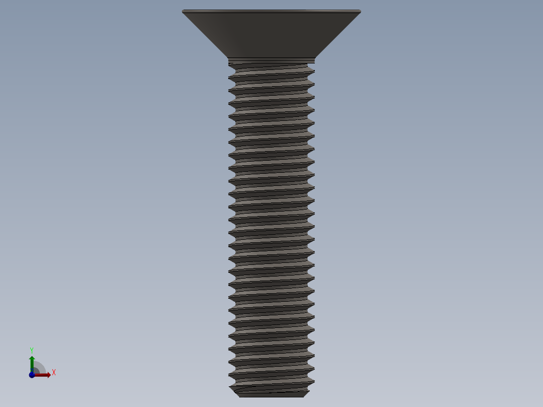 Screw_ISO_10642_M10x45_A2.SLDPRT前视图