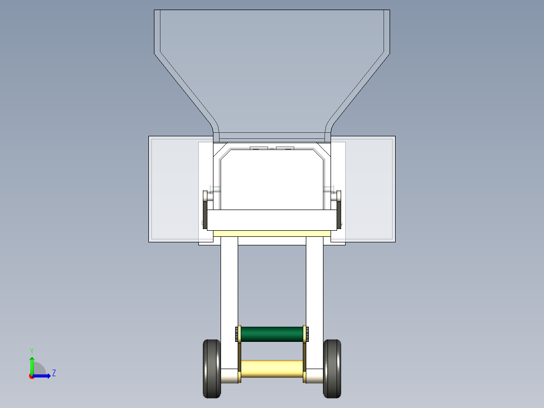 B3003238-联合收割机左视图