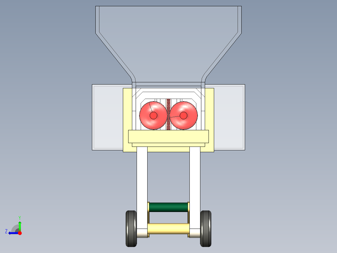 B3003238-联合收割机右视图