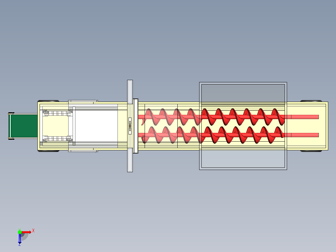 B3003238-联合收割机俯视图