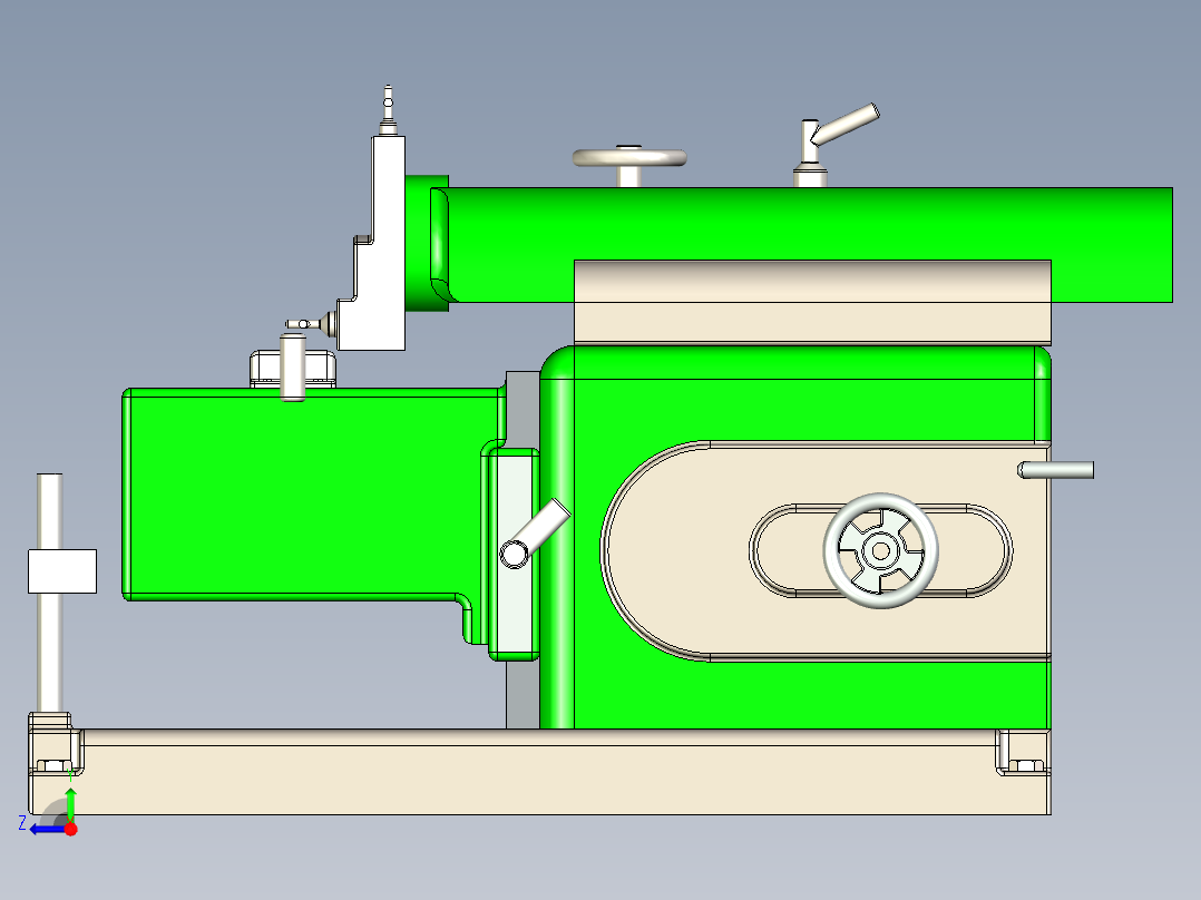 B3003566-成形机牛头刨床右视图