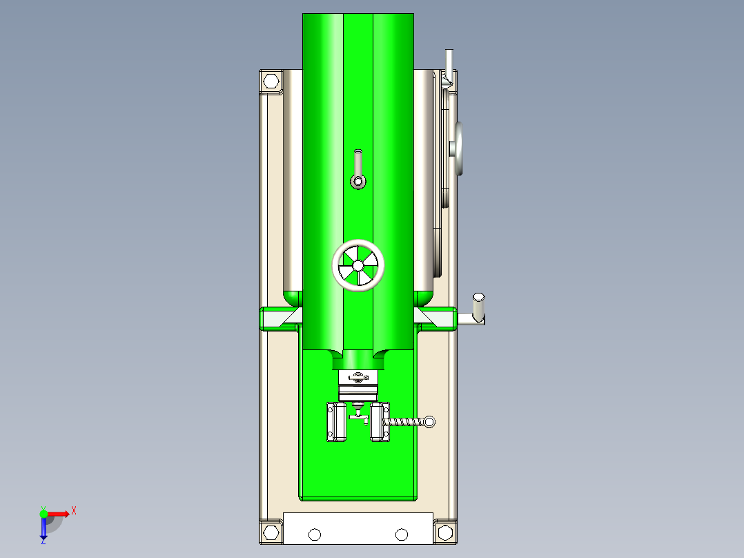 B3003566-成形机牛头刨床俯视图