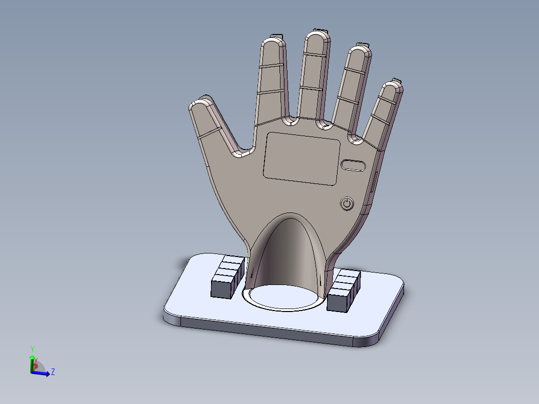 手掌形智能热水器