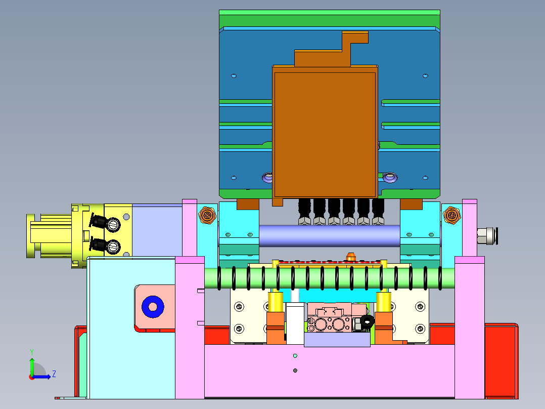 SP-510 烘焙饼干自动分料理料机左视图