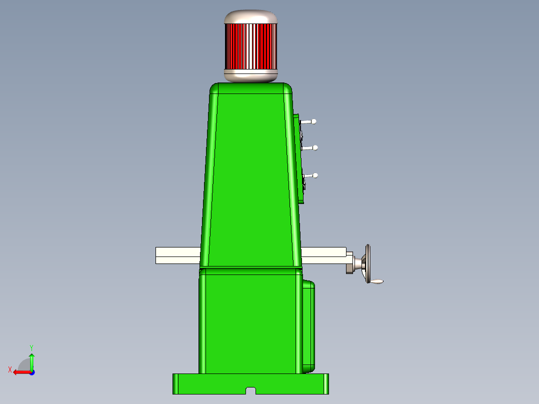 B3004067-立式铣床后视图