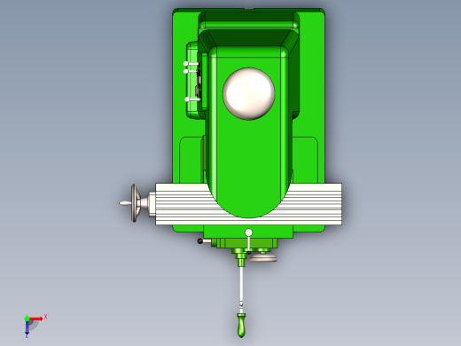 B3004067-立式铣床俯视缩略图
