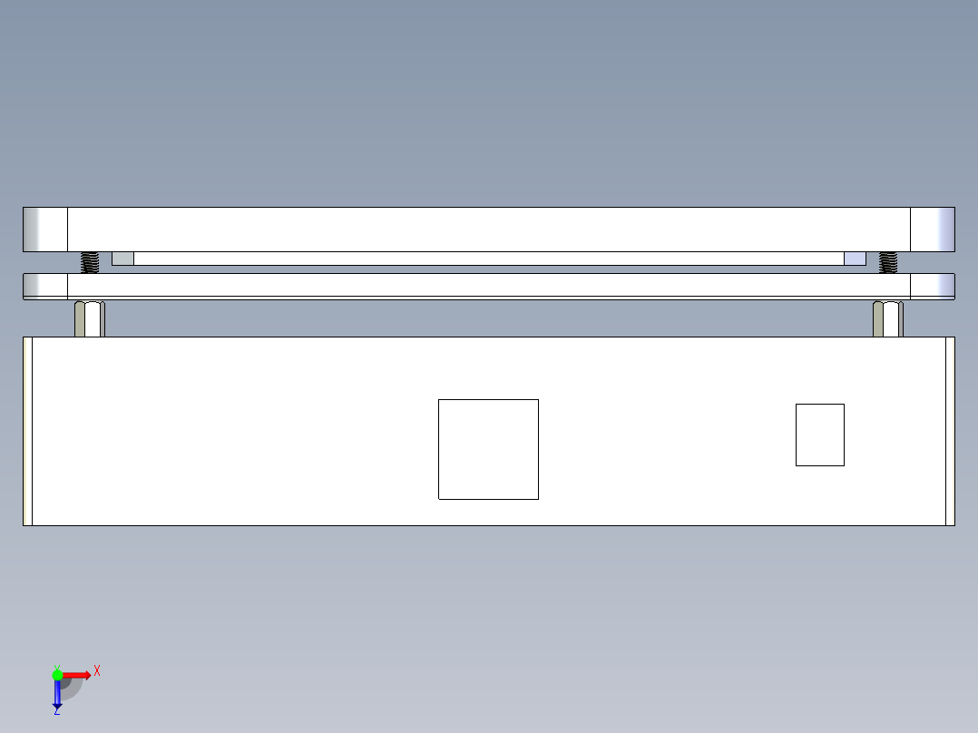 加温设备3D模型俯视图