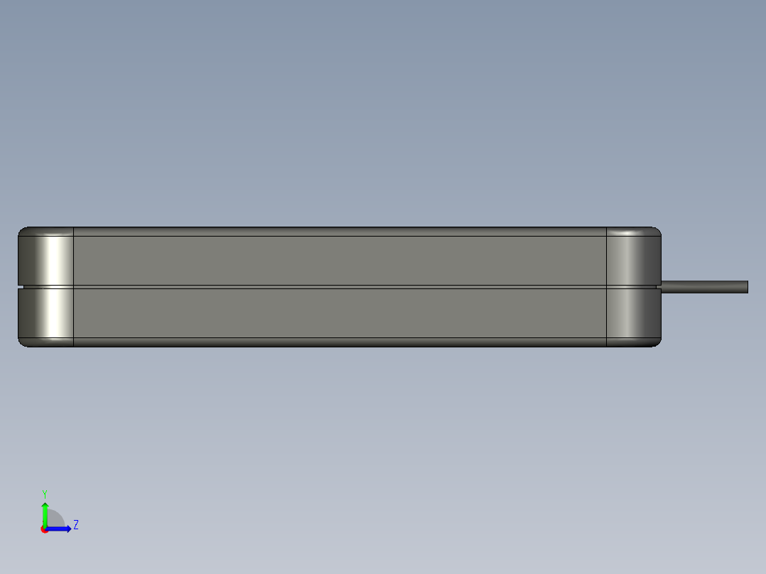 平面扬声器35x25mm 8欧姆3w 13左视图