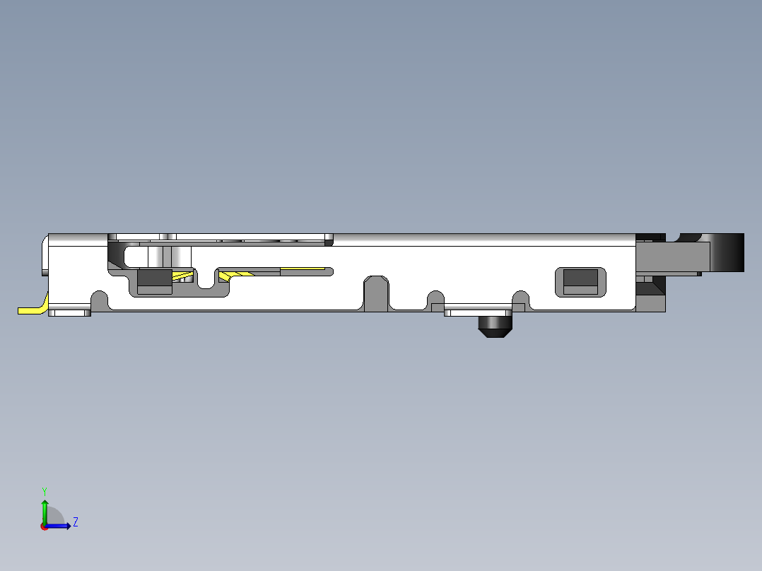 microsd插座插槽，如tfp09 2 12b tf 01a等11左视图