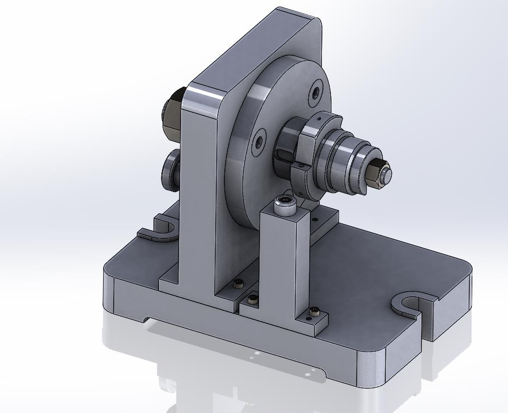 星轮分度钻孔夹具（CAD图+SW三维）