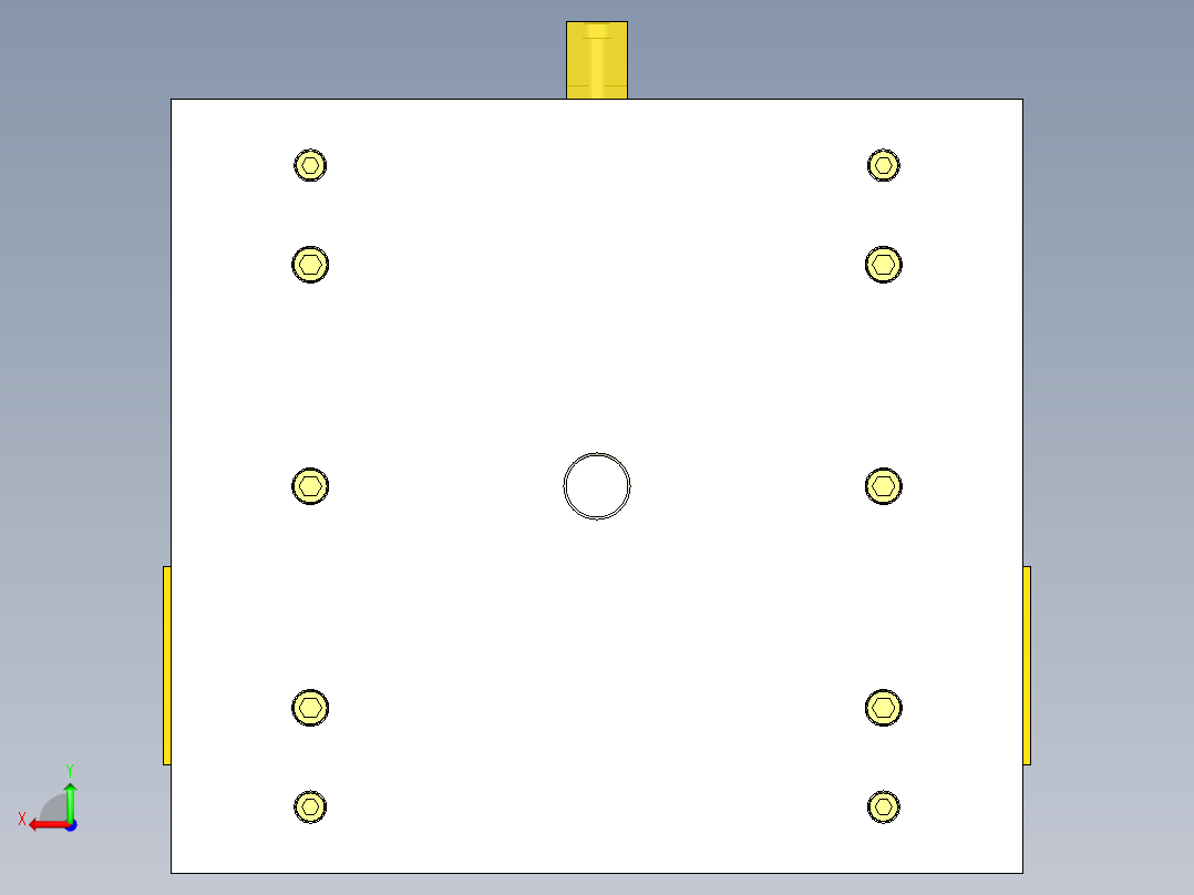 Y型三通管注塑模具设计--1661128-280后视图